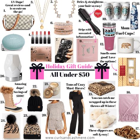 women's gift ideas under 50